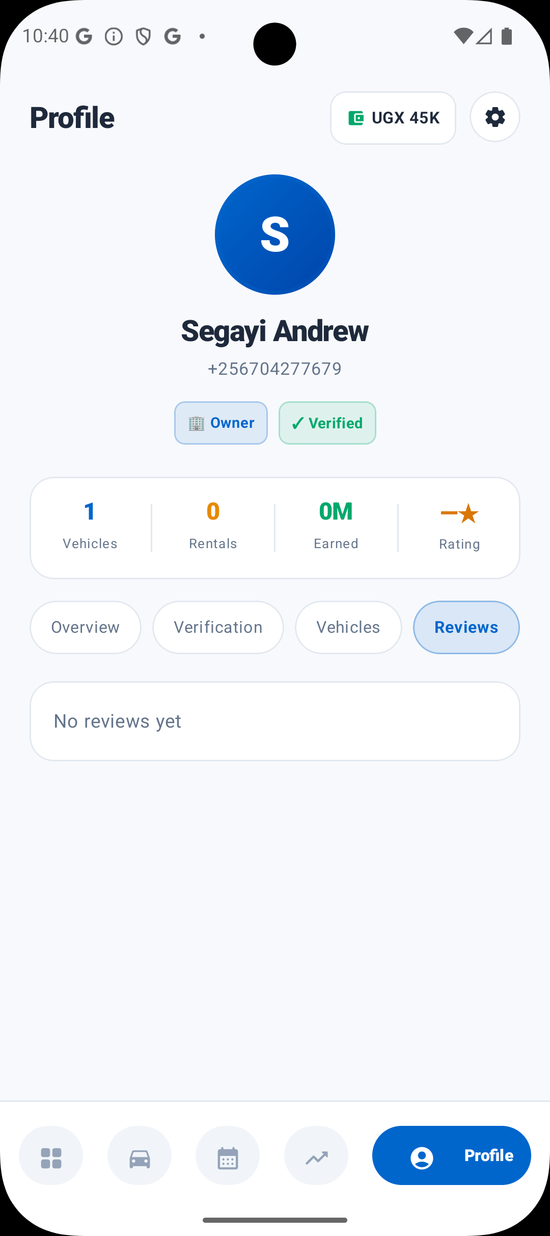 List Your Vehicle